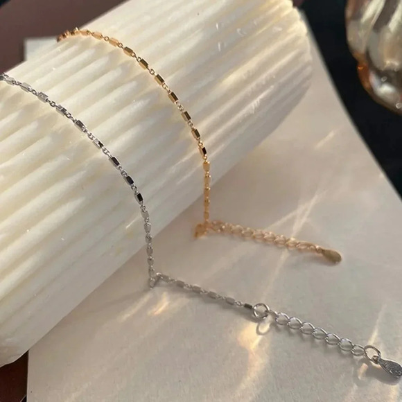 925 Sterling Silver Minimalist Thin Bar Bracelet Dainty Delicate Bracelet - Picture 5 of 10